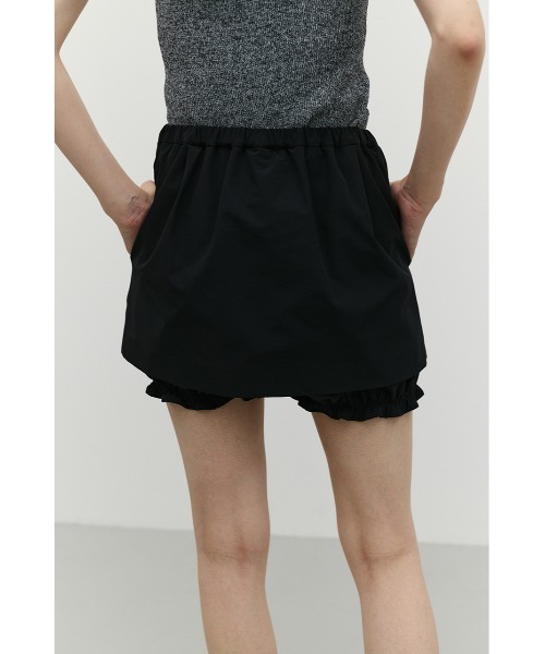 STYLEMIXER(スタイルミキサー)の「フリルミニスカートパンツ(その他パンツ・レディース・ブラック/アイボリー・SMALL/MEDIUM)」の16枚目の写真