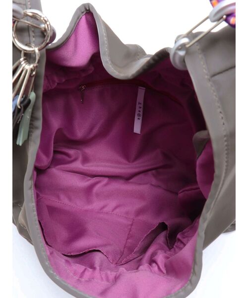 cheek(BAG)(チーク)の「【cheek】tiered code one shoulder(ハンドバッグ・レディース・ピンク/グレー/カーキ/ブラック・FREE)」の18枚目の写真