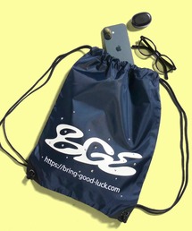 BGL（ビージーエル）の「LOGO KNAPSACK / スタッズ / リフレクター / ロゴ / カモ柄　ナップサック（バックパック/リュック）」