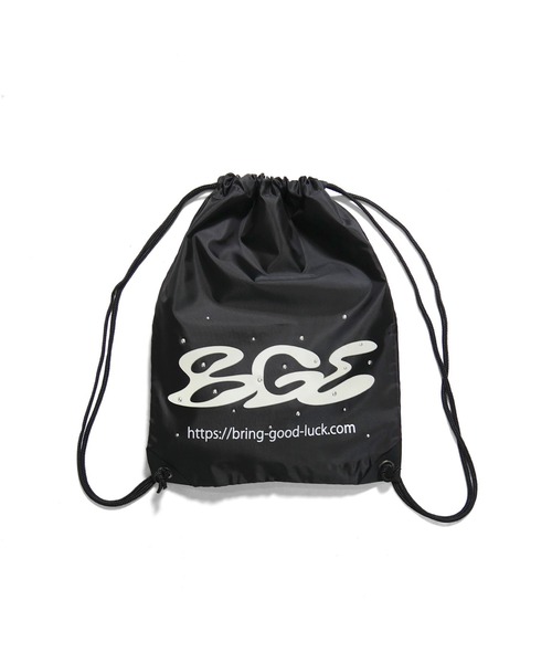 BGL(ビージーエル)の「LOGO KNAPSACK / スタッズ / リフレクター / ロゴ / カモ柄 ナップサック(バックパック/リュック・レディース・ブルー/カモフラージュ/ブラック・ONE SIZE)」の13枚目の写真