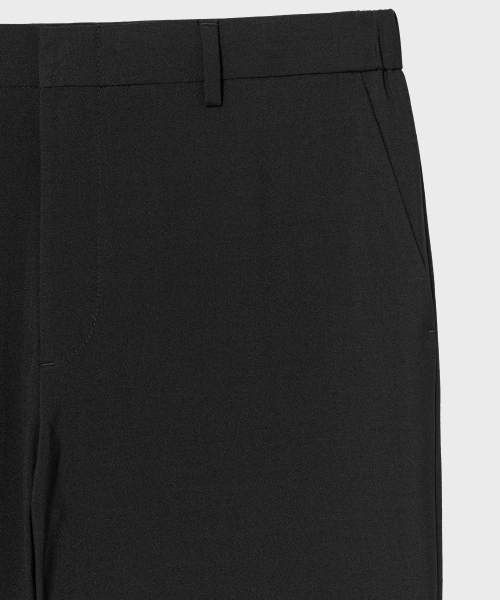 NONBLANK(ノンブランク)の「W29 ウォッシャブルセミワイドフィットスラックス_BLACK(スラックス・メンズ・ブラック・MEDIUM/LARGE/X-LARGE)」の3枚目の写真
