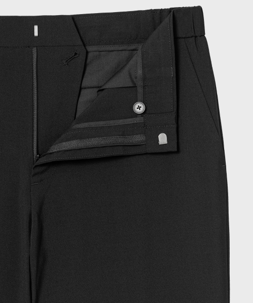 NONBLANK(ノンブランク)の「W29 ウォッシャブルセミワイドフィットスラックス_BLACK(スラックス・メンズ・ブラック・MEDIUM/LARGE/X-LARGE)」の5枚目の写真