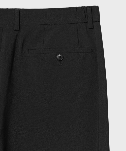 NONBLANK(ノンブランク)の「W29 ウォッシャブルセミワイドフィットスラックス_BLACK(スラックス・メンズ・ブラック・MEDIUM/LARGE/X-LARGE)」の6枚目の写真