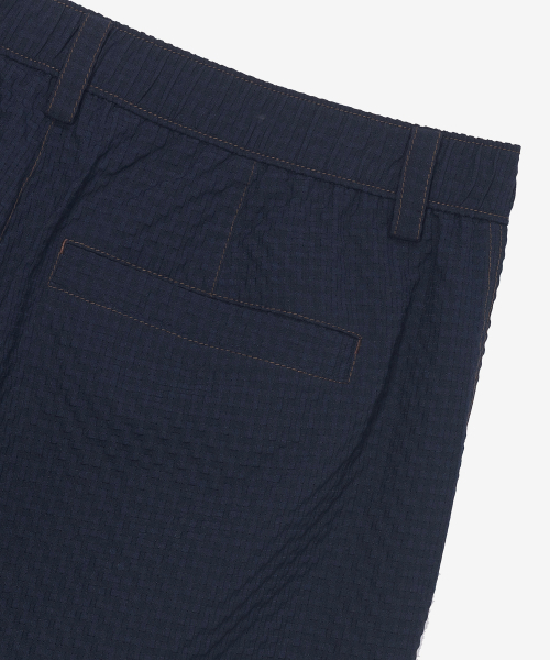 MINDBRIDGE（マインドブリッジ）の「[COUTURE]リラックスフィットシアサーカーウエストバンドネイビーハーフパンツ（その他パンツ・メンズ・ネイビー・36/34/32/30/29）」の8枚目の写真