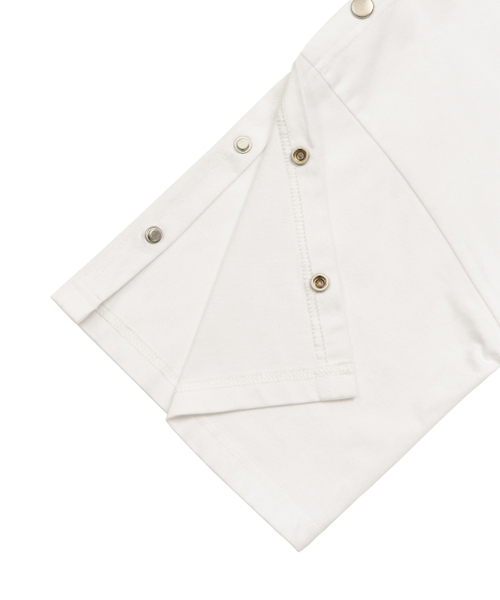PEPLEE(ペプリー)の「Snap One-Shoulder Tee (White)(Tシャツ/カットソー・レディース・その他・OS)」の3枚目の写真