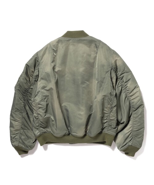 BEAMS(ビームス)の「フェード MA-1(ブルゾン・メンズ・ネイビー/オリーブ・S/XL/L/M)」の9枚目の写真