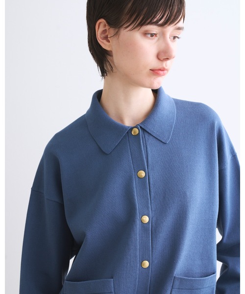 Traditional Weatherwear（トラディショナルウェザーウェア）の「ROMILLY（カバーオール・レディース・チョコ/ブラック/ブルー・XS/XXS/S）」の8枚目の写真