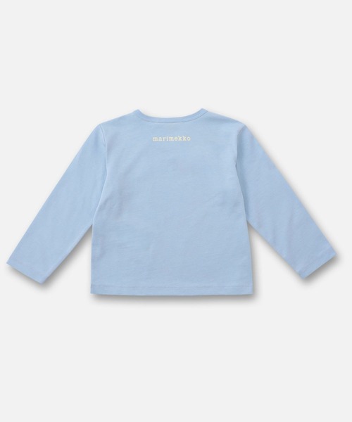 marimekko(マリメッコ)の「【Kids】Paja Unikko Logo I / shirt(Tシャツ/カットソー・キッズ・ライトブルー・80)」の2枚目の写真