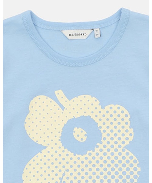 marimekko(マリメッコ)の「【Kids】Paja Unikko Logo I / shirt(Tシャツ/カットソー・キッズ・ライトブルー・80)」の3枚目の写真