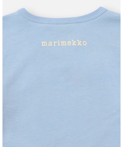 marimekko(マリメッコ)の「【Kids】Paja Unikko Logo I / shirt(Tシャツ/カットソー・キッズ・ライトブルー・80)」の4枚目の写真