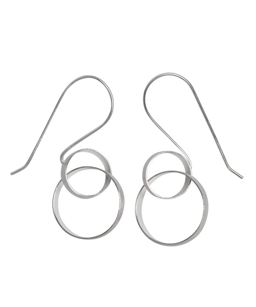 YArKA（ヤーカ）の「【YArKA/ヤーカ】twin dancing loops earring(pierce) [ftdtf15] / 表面加工フックピアス（ピアス（両耳用）・レディース・ゴールド/シルバー・FREE）」の9枚目の写真