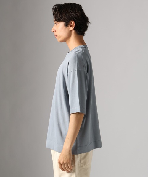 BAYFLOW(ベイフロー)の「【接触冷感】ICE CURRENT ニットTEE(ニット/セーター・メンズ・ブルー/ブラック/チャコール・MEDIUM/LARGE)」の15枚目の写真
