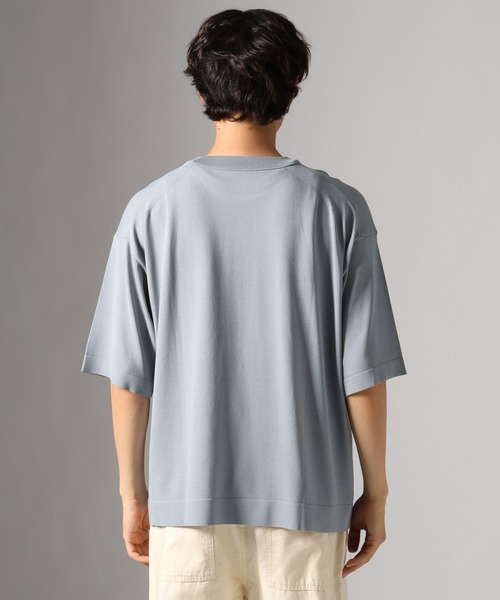 BAYFLOW(ベイフロー)の「【接触冷感】ICE CURRENT ニットTEE(ニット/セーター・メンズ・ブルー/ブラック/チャコール・MEDIUM/LARGE)」の16枚目の写真