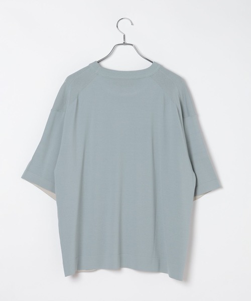 BAYFLOW(ベイフロー)の「【接触冷感】ICE CURRENT ニットTEE(ニット/セーター・メンズ・ブルー/ブラック/チャコール・MEDIUM/LARGE)」の17枚目の写真