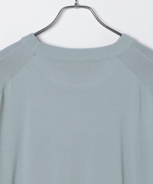 BAYFLOW(ベイフロー)の「【接触冷感】ICE CURRENT ニットTEE(ニット/セーター・メンズ・ブルー/ブラック/チャコール・MEDIUM/LARGE)」の19枚目の写真