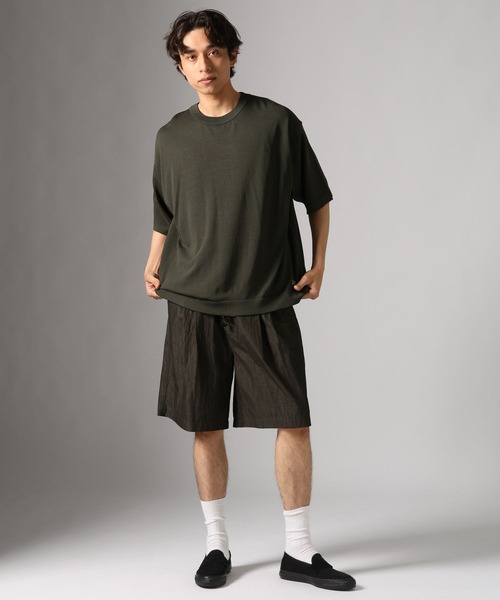 BAYFLOW(ベイフロー)の「【接触冷感】ICE CURRENT ニットTEE(ニット/セーター・メンズ・ブルー/ブラック/チャコール・MEDIUM/LARGE)」の4枚目の写真
