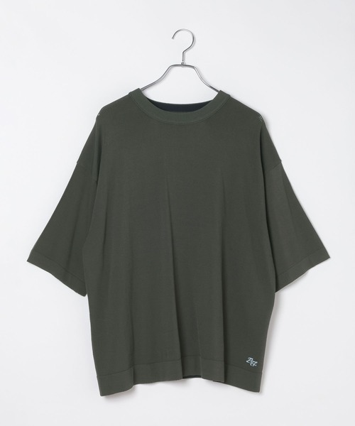 BAYFLOW(ベイフロー)の「【接触冷感】ICE CURRENT ニットTEE(ニット/セーター・メンズ・ブルー/ブラック/チャコール・MEDIUM/LARGE)」の5枚目の写真