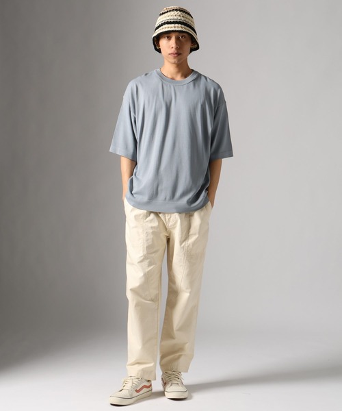 BAYFLOW(ベイフロー)の「【接触冷感】ICE CURRENT ニットTEE(ニット/セーター・メンズ・ブルー/ブラック/チャコール・MEDIUM/LARGE)」の10枚目の写真