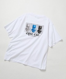 EPIC CAT 蓄光プリント ビッグシルエットTシャツ 半袖