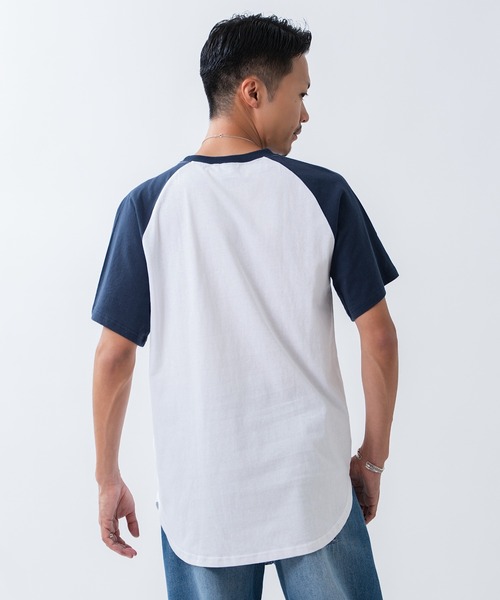 improves(インプローブス)の「【MICKEY MOUSE】ミッキーマウス ラグラン 半袖Tシャツ(Tシャツ/カットソー・メンズ・グレー系/ホワイト系1/ベージュ系/グレー/ホワイト×ブラック/ホワイト・LARGE/MEDIUM/X-LARGE)」の9枚目の写真