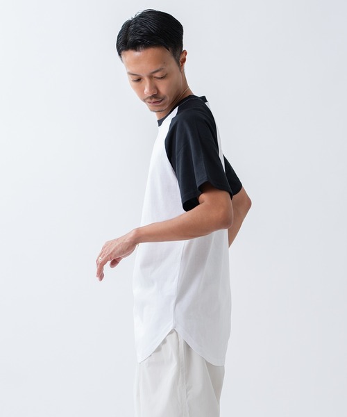 improves(インプローブス)の「【MICKEY MOUSE】ミッキーマウス ラグラン 半袖Tシャツ(Tシャツ/カットソー・メンズ・グレー系/ホワイト系1/ベージュ系/グレー/ホワイト×ブラック/ホワイト・LARGE/MEDIUM/X-LARGE)」の12枚目の写真