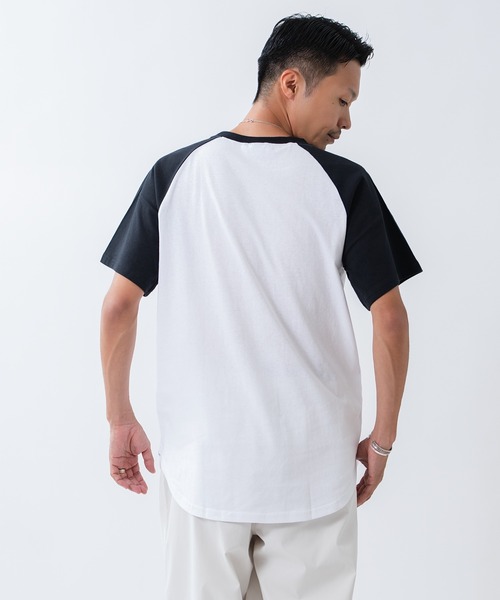 improves(インプローブス)の「【MICKEY MOUSE】ミッキーマウス ラグラン 半袖Tシャツ(Tシャツ/カットソー・メンズ・グレー系/ホワイト系1/ベージュ系/グレー/ホワイト×ブラック/ホワイト・LARGE/MEDIUM/X-LARGE)」の13枚目の写真