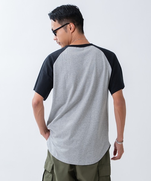 improves(インプローブス)の「【MICKEY MOUSE】ミッキーマウス ラグラン 半袖Tシャツ(Tシャツ/カットソー・メンズ・グレー系/ホワイト系1/ベージュ系/グレー/ホワイト×ブラック/ホワイト・LARGE/MEDIUM/X-LARGE)」の21枚目の写真