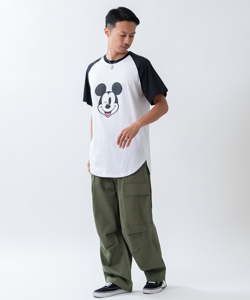 improves(インプローブス)の「【MICKEY MOUSE】ミッキーマウス ラグラン 半袖Tシャツ(Tシャツ/カットソー・メンズ・グレー系/ホワイト系1/ベージュ系/グレー/ホワイト×ブラック/ホワイト・LARGE/MEDIUM/X-LARGE)」の18枚目の写真