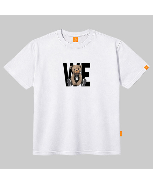 LLAMO(エラモ)の「WE81 半袖Tシャツ 男女共用 ビッグサイズ(Tシャツ/カットソー・メンズ・ホワイト/ブラック/レッド/ダークインディゴブルー・SMALL/MEDIUM/LARGE/X-LARGE/2XL/4XL/3XL)」の2枚目の写真