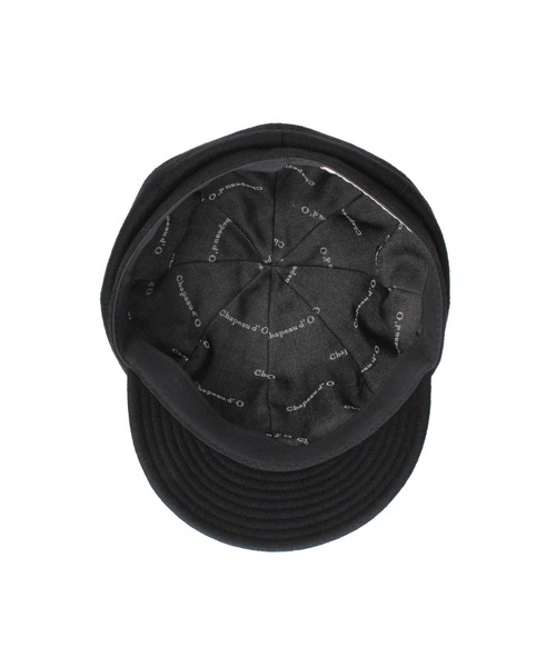 Chapeau d' O(シャポードオー)の「Chapeau d' O Minimum Casquette / シャポードオー(キャスケット・レディース・ブラック・M/57.5cm)」の6枚目の写真
