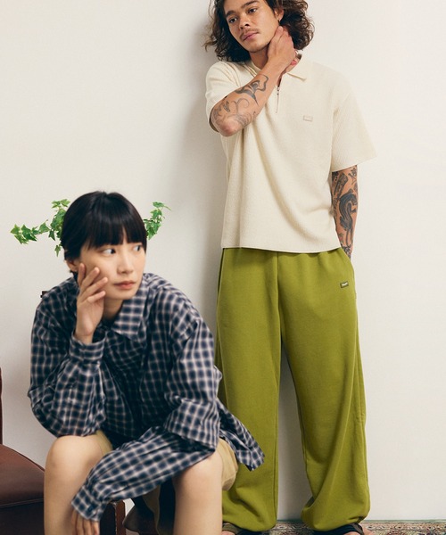 HUF(ハフ)の「AIR FLOW FLEECE PANT(スウェットパンツ・メンズ・グリーン系その他/ブラック/オレンジ系その他/アッシュグレー・L/M/S)」の12枚目の写真