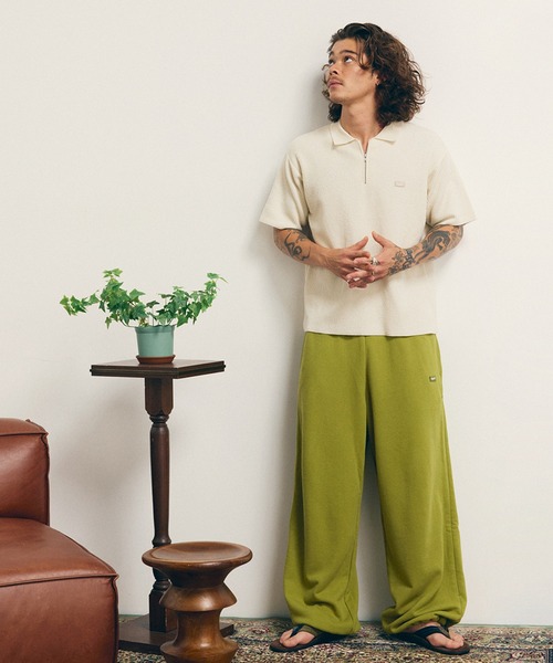 HUF(ハフ)の「AIR FLOW FLEECE PANT(スウェットパンツ・メンズ・グリーン系その他/ブラック/オレンジ系その他/アッシュグレー・L/M/S)」の11枚目の写真