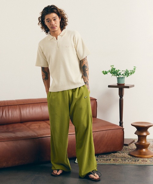 HUF(ハフ)の「AIR FLOW FLEECE PANT(スウェットパンツ・メンズ・グリーン系その他/ブラック/オレンジ系その他/アッシュグレー・L/M/S)」の8枚目の写真