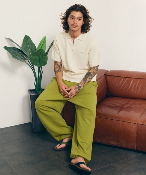 HUF(ハフ)の「AIR FLOW FLEECE PANT(スウェットパンツ・メンズ・グリーン系その他/ブラック/オレンジ系その他/アッシュグレー・L/M/S)」の9枚目の写真