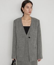 LOUNGEDRESS｜ラウンジドレスのノーカラージャケット通販 - ZOZOTOWN