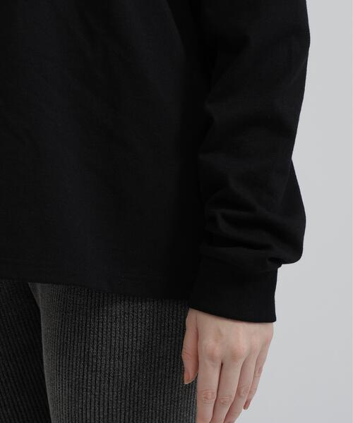 AVIREX(アヴィレックス)の「L/S SIGNATURE VARSITY LOGO T-SHIRT(Tシャツ/カットソー・レディース・ブラック/ホワイト/ブルー・F)」の12枚目の写真