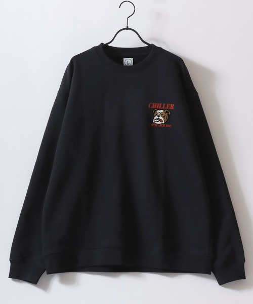 SITRY(シトリー)の「Animal Flock Print Sweat shirt/オーバーサイズ アニマル ワンポイント フロッキープリント オーバーサイズ ヘビーウェイト 裏毛 トレーナー スウェット レディース メンズ(スウェット・メンズ・グレー系その他/ブラウン/アッシュ/グレー系その他2/ブラック/マスタード・M/L)」の9枚目の写真