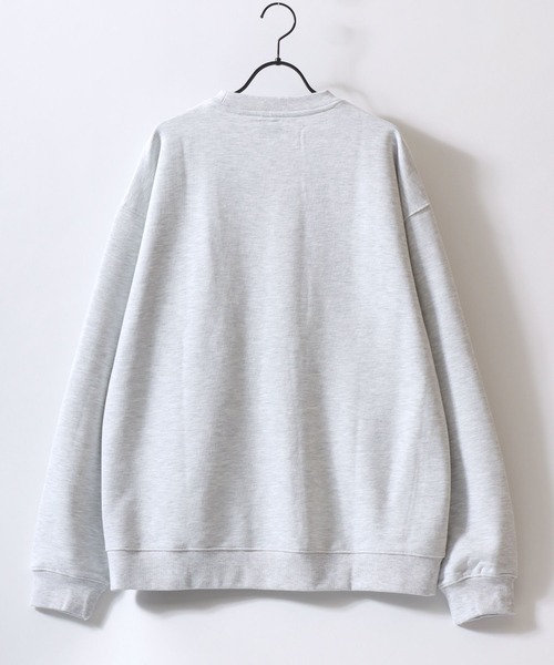 SITRY(シトリー)の「Animal Flock Print Sweat shirt/オーバーサイズ アニマル ワンポイント フロッキープリント オーバーサイズ ヘビーウェイト 裏毛 トレーナー スウェット レディース メンズ(スウェット・メンズ・グレー系その他/ブラウン/アッシュ/グレー系その他2/ブラック/マスタード・M/L)」の21枚目の写真