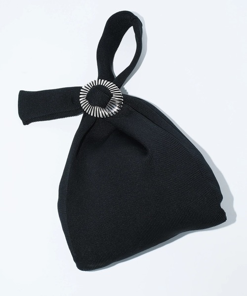 TOGA(トーガ)の「【TOGA TOO/トーガトゥー】Concho knit bag(ハンドバッグ・レディース・ライトブルー/ワイン/ブラック・FREE)」の10枚目の写真