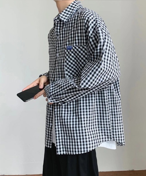 KELVIN(ケルヴァン)の「Modern Gingham Shirt モダンギンガムシャツ(シャツ/ブラウス・メンズ・ブラウン/ブラック・MEDIUM/LARGE)」の7枚目の写真