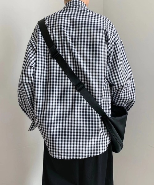 KELVIN(ケルヴァン)の「Modern Gingham Shirt モダンギンガムシャツ(シャツ/ブラウス・メンズ・ブラウン/ブラック・MEDIUM/LARGE)」の13枚目の写真