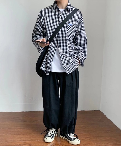 KELVIN(ケルヴァン)の「Modern Gingham Shirt モダンギンガムシャツ(シャツ/ブラウス・メンズ・ブラウン/ブラック・MEDIUM/LARGE)」の15枚目の写真
