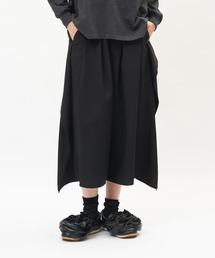 サイドフリルツイルパンツ