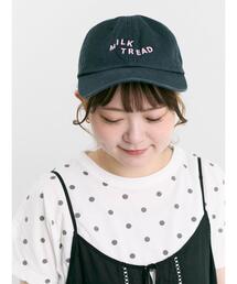 Samansa Mos2（サマンサ モスモス）の「【消臭効果】ウォッシュ加工キャップ（キャップ）」