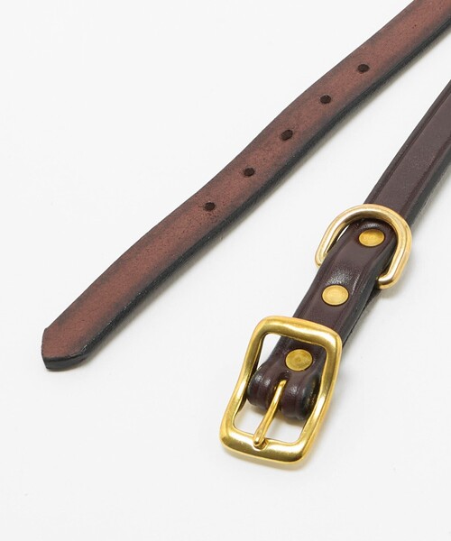 Steven Alan(スティーブンアラン)の「<TORY LEATHER>WIDE PLAIN CREASED BELT/ベルト(ベルト・レディース・ダークブラウン/ブラック・30inch/28inch)」の3枚目の写真