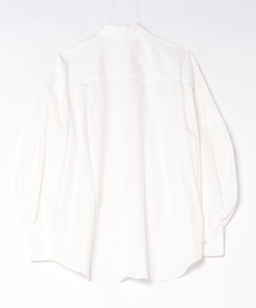 CLANE（クラネ）の「CLANE VOLUME SLEEVE SHIRTS（シャツ/ブラウス・レディース・ベージュ/ホワイト・1/2）」の3枚目の写真