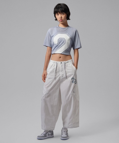 JORDAN BRAND(ジョーダンブランド)の「ジョーダン フライト ウィメンズ クロップド パラシュート パンツ / jordan Flight Women's Cropped Parachute Pants IW1306-121 Summit White(カーゴパンツ・レディース・アイボリー・M/XL/L/XS/S)」の7枚目の写真