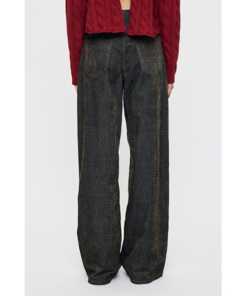 MOUSSY（マウジー）の「【26年AW新作】【セットアップ対応】VELVET WIDE STRAIGHT（デニムパンツ・レディース・ベージュ系その他/ブラック系その他・2/0/1）」の5枚目の写真