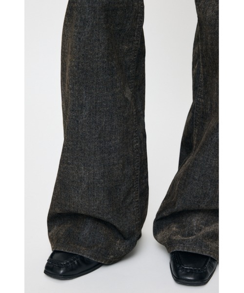 MOUSSY（マウジー）の「【26年AW新作】【セットアップ対応】VELVET WIDE STRAIGHT（デニムパンツ・レディース・ベージュ系その他/ブラック系その他・2/0/1）」の8枚目の写真
