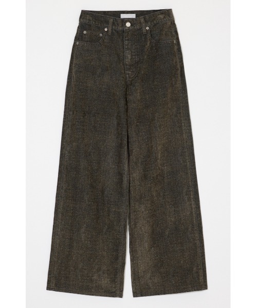 MOUSSY（マウジー）の「【26年AW新作】【セットアップ対応】VELVET WIDE STRAIGHT（デニムパンツ・レディース・ベージュ系その他/ブラック系その他・2/0/1）」の9枚目の写真